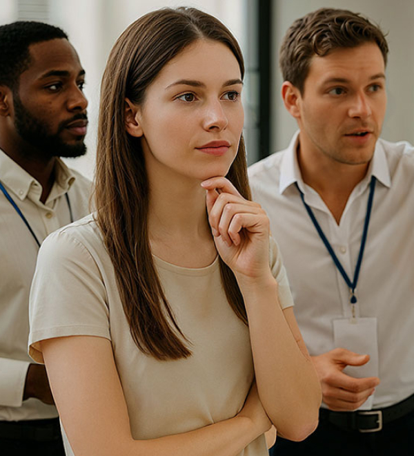 Emprendedores desarrollando proyectos sostenibles en la Universidad César Vallejo.